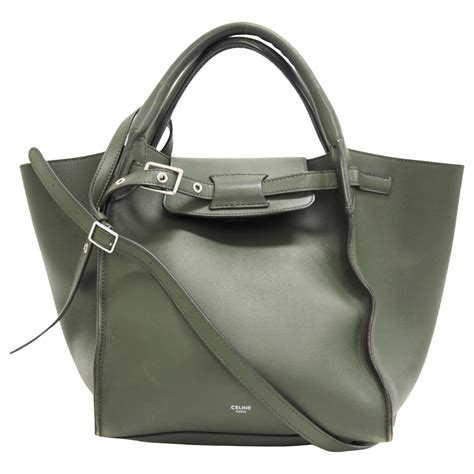 celine big bag green|celine bag price list.